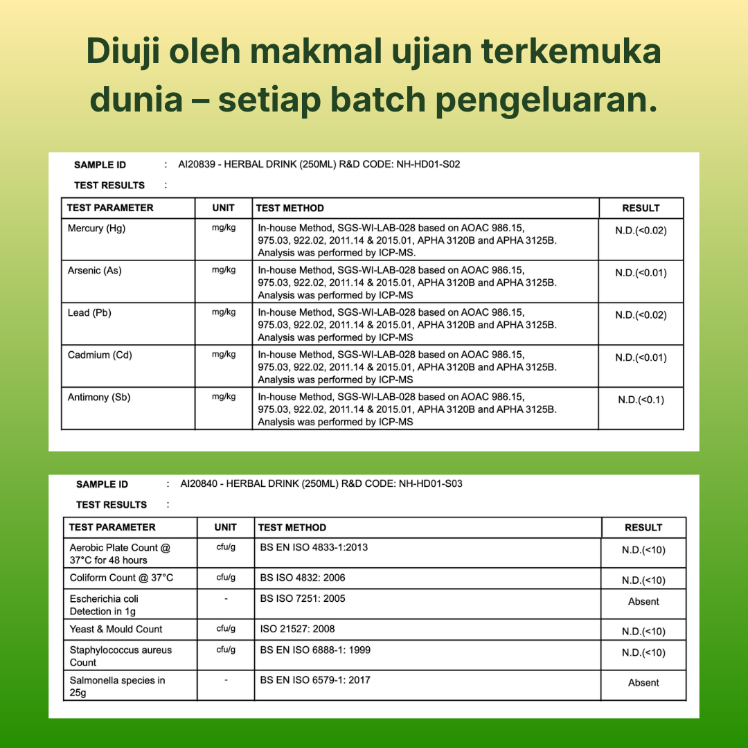 250ml Minuman Herba Traditional